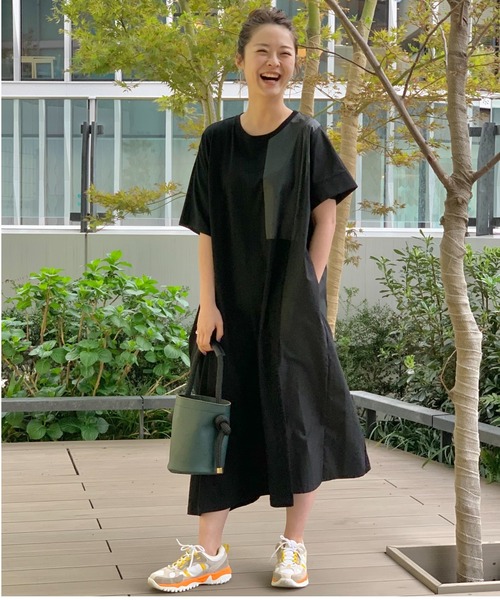 Mサイズ✭ワンピース 半袖 ブラック ZUCCa（ズッカ） 半袖ワンピース M size ブラック レディース