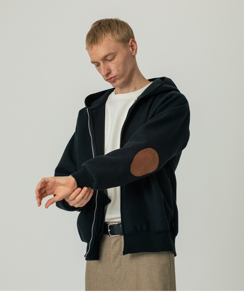 パーカー ELBOW PATCH ZIP OPEN SWEATSHIRT メンズ レディース_5