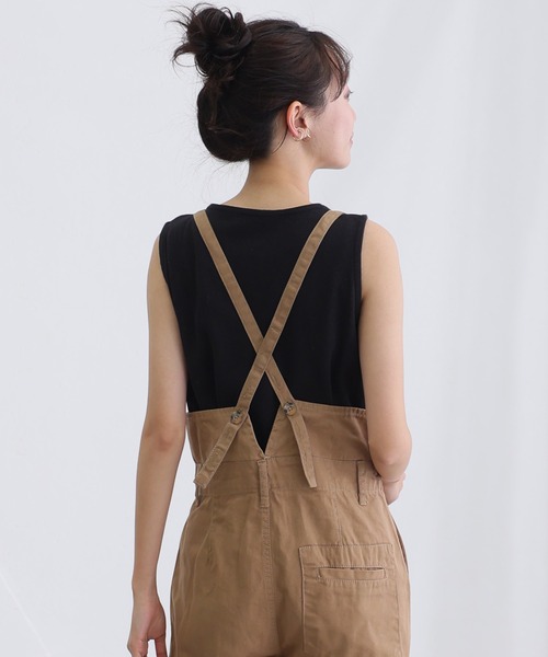 「ElegChic」 ノースリーブトップス M ホワイト レディース_画像4