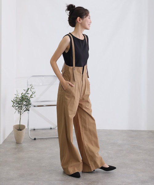 「ElegChic」 ノースリーブトップス M ホワイト レディース_画像5