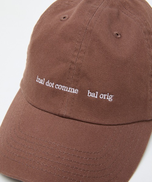 bal（バル） キャップ 帽子 COTTON 6-PANEL HAT メンズ レディース