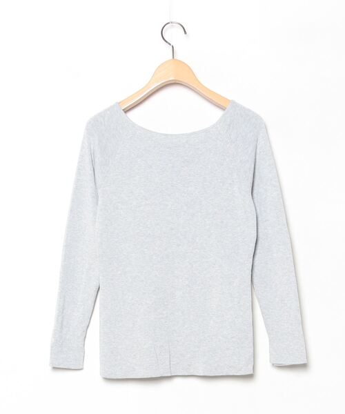 「Liesse」 長袖ニット - グレー レディース_画像2