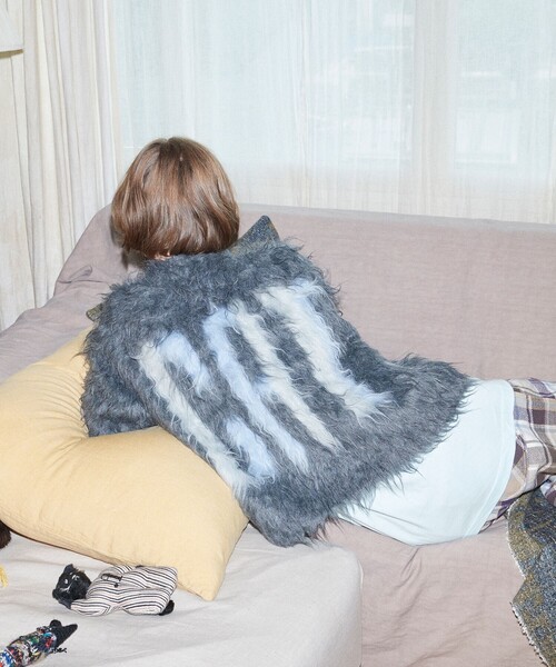 mmts（マミタス） カーディガン CATモフモフ カーディガン レディース