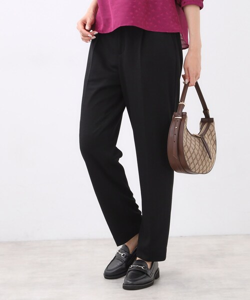 【未使用タグ付き】ブリーフィング センタープレスロングパンツ L 匠シリーズ／手洗い可／すっきり細見え】センタープレスベーシック