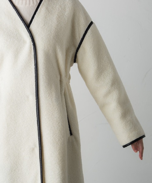 Droite lautreamont（ドロワット・ロートレアモン） ノーカラーコート