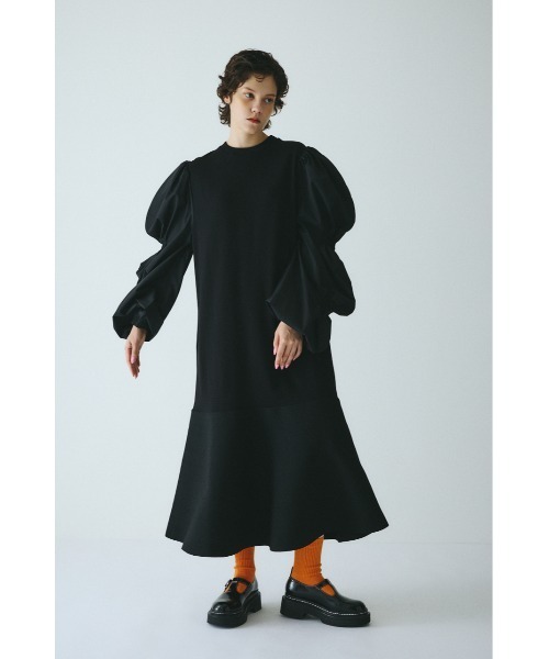 HeRIN.CYE ワンピース Shirring balloon sleeves dress シャーリング