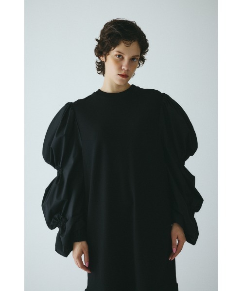 ママ【極美品】HeRIN.CYE バルーンワンピース HeRIN.CYE ワンピース Shirring balloon sleeves dress シャーリング