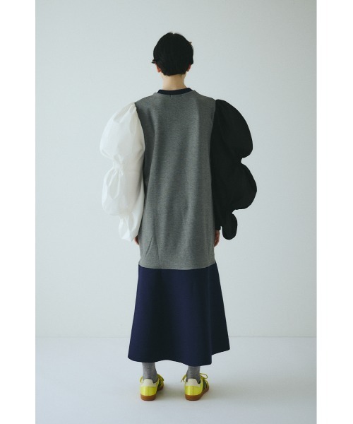 ママ【極美品】HeRIN.CYE バルーンワンピース HeRIN.CYE ワンピース Shirring balloon sleeves dress シャーリング