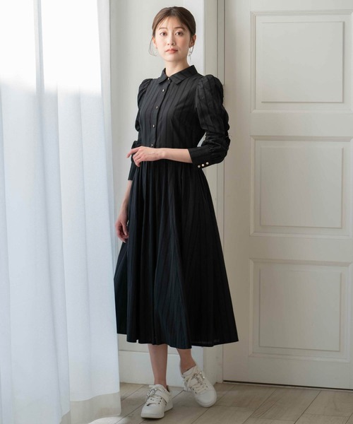 NOELA（ノエラ） 7分袖ワンピース S オフホワイト レディース