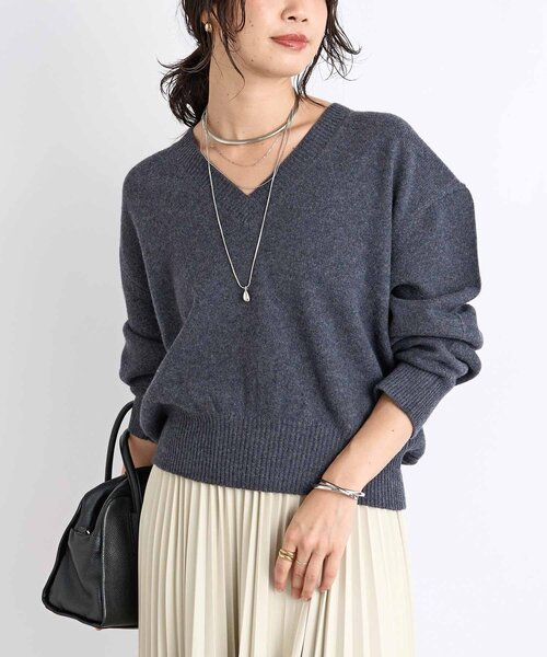 RIVE DROITE（リヴドロワ） ニット セーター 「女性らしいデコルテ