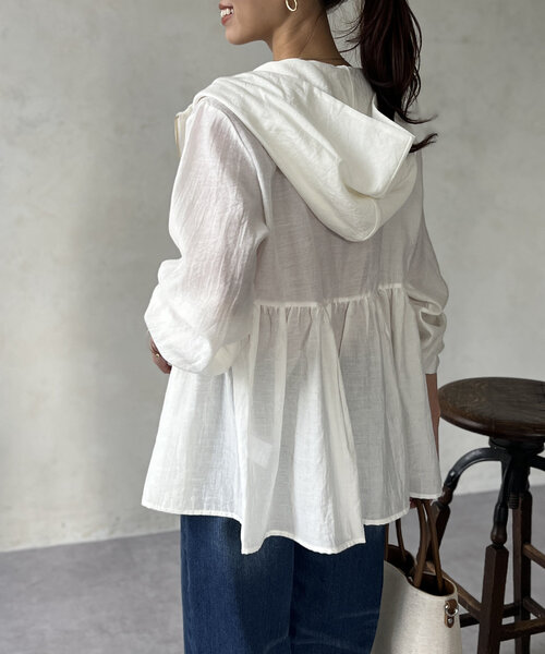 「Chez toi」 ジップアップブルゾン FREE ブラック レディース_画像8