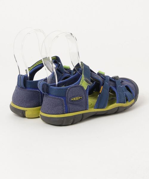 「KEEN」 フラットサンダル 22cm ブルー レディース_画像2