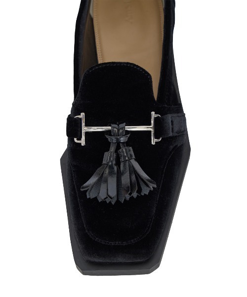 Ameri（アメリ） ローファー UND ANGULAR SOLE TASSEL LOAFER
