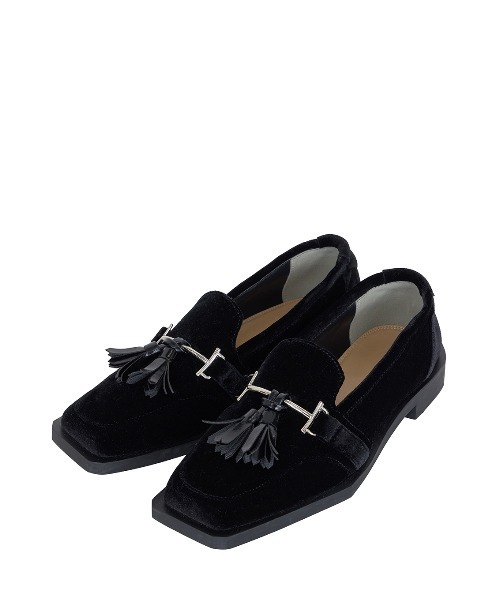 Ameri vintageタッセル付きローファー Ameri（アメリ） ローファー UND ANGULAR SOLE TASSEL LOAFER