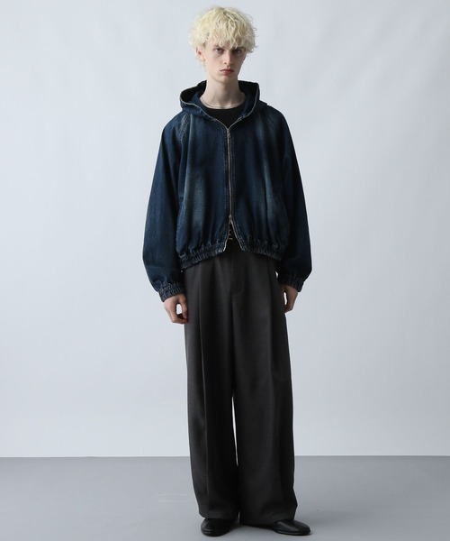 HARE（ハレ） ブルゾン アウター 「SET UP対応」コンパクトデニム