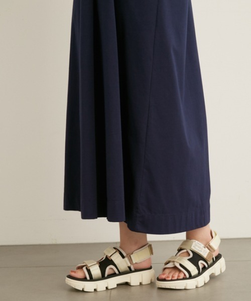 「emmi」 半袖ワンピース FREE ネイビー レディース_画像4