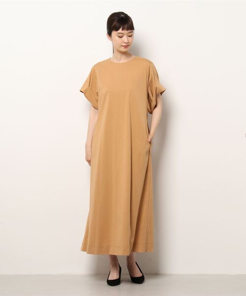 「emmi」 半袖ワンピース FREE ネイビー レディース_画像7