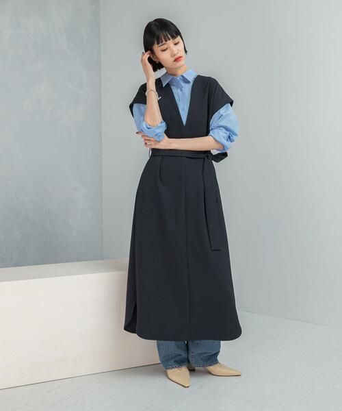 ワンピース ウエストマークジャンパースカート : ZOZOTOWN Yahoo!店