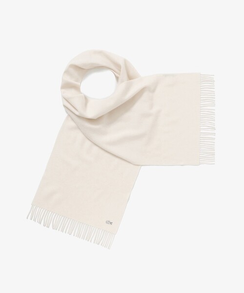 ラコステ（LACOSTE）/メリノウール大判マフラー LACOSTE（ラコステ） マフラー ストール メリノウール大判マフラー