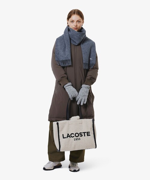 LACOSTE（ラコステ） マフラー ストール メリノウール大判マフラー