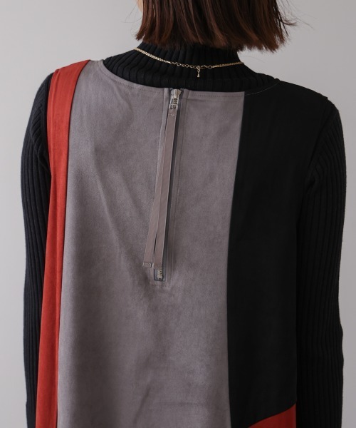 Bou Jeloud（ブージュルード） tシャツ カラーブロックシルエット