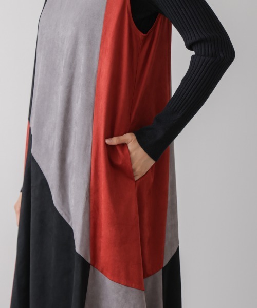 Bou Jeloud（ブージュルード） tシャツ カラーブロックシルエット