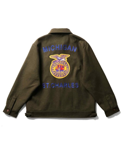 HOUSTON（ヒューストン） ブルゾン アウター メルトンFFAジャケット