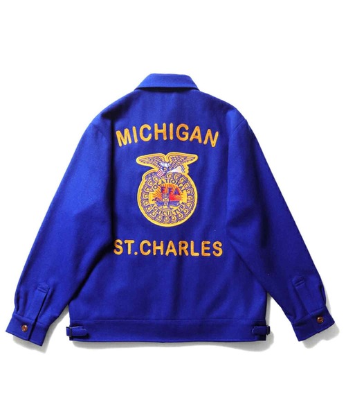 HOUSTON（ヒューストン） ブルゾン アウター メルトンFFAジャケット