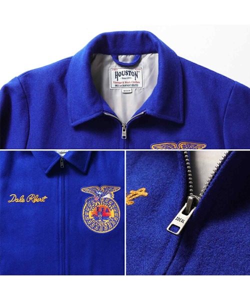 HOUSTON（ヒューストン） ブルゾン アウター メルトンFFAジャケット