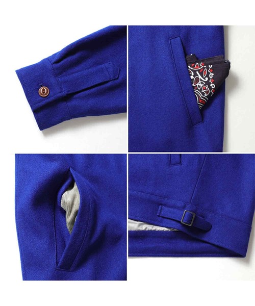 HOUSTON（ヒューストン） ブルゾン アウター メルトンFFAジャケット