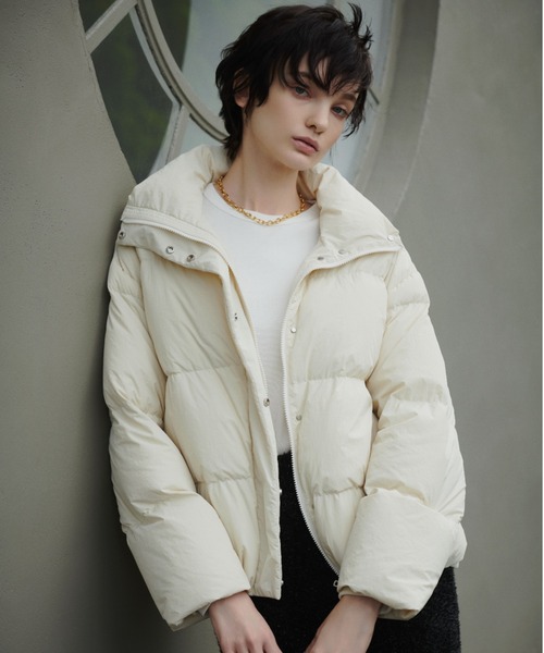 Mila Oweレディースホワイトダウン Mila Owen（ミラオーウェン） ダウンジャケット FREE ベージュ