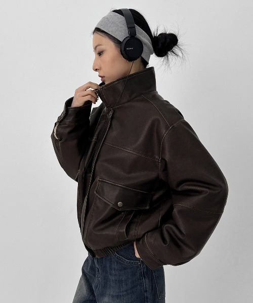 BLACKUP（ブラックアップ） ブルゾン アウター 「MADE」 ピンテル