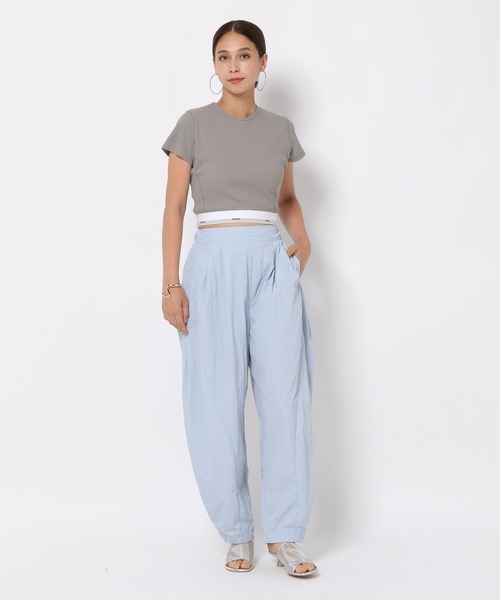 「HEREIAM」 半袖カットソー SMALL グレー レディース_画像6