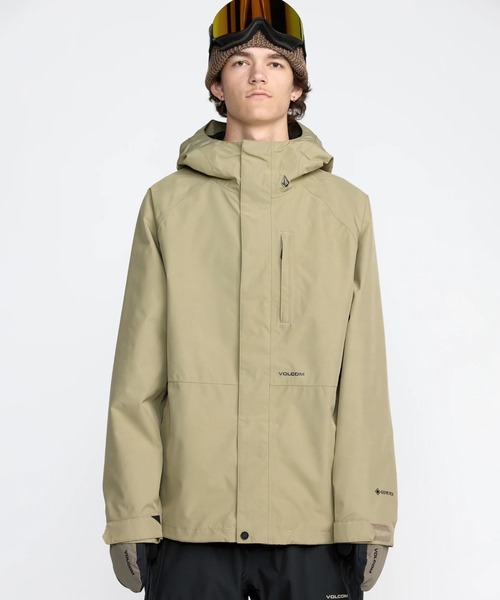 新品同様VOLCOM スノーボードウェア メンズジャケットブルゾンスキーウェア VOLCOM（ボルコム） ブルゾン アウター VOLCOM DUA INS GORE-TEX