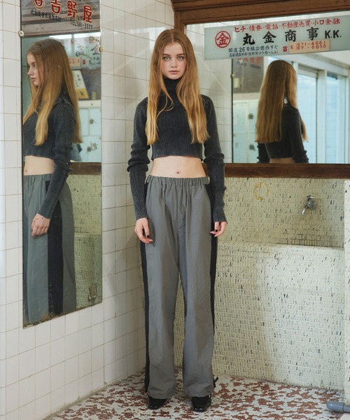 「Mili affinity」 長袖ニット FREE ブラック レディース_画像2