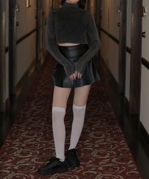 「Mili affinity」 長袖ニット FREE ブラック レディース_画像5