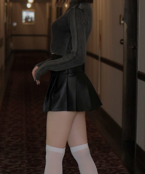 「Mili affinity」 長袖ニット FREE ブラック レディース_画像6