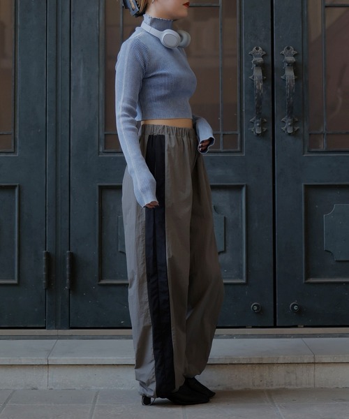 「Mili affinity」 長袖ニット FREE ブラック レディース_画像9