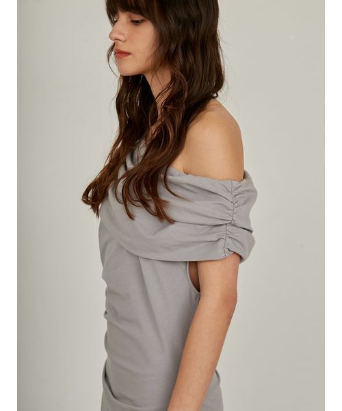 「styling/」 ノースリーブワンピース 0 ブラック レディース_画像5