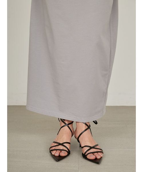 「styling/」 ノースリーブワンピース 0 ブラック レディース_画像7