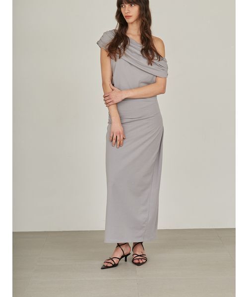 「styling/」 ノースリーブワンピース 0 ブラック レディース_画像9