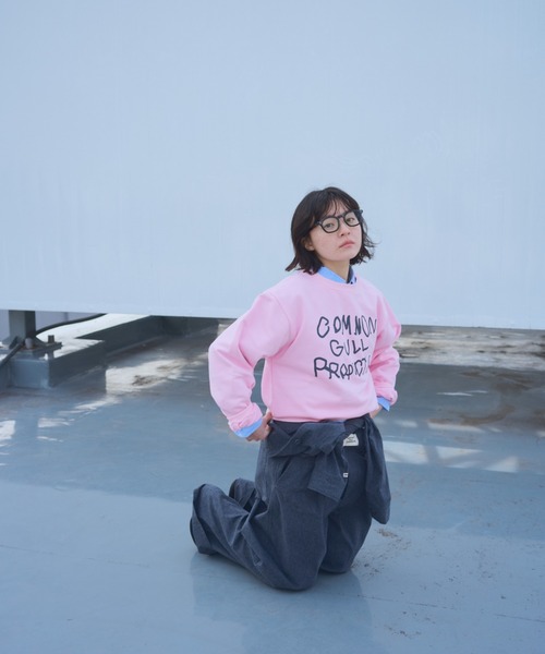 common gull products. スウェットカットソー MEDIUM ピンク
