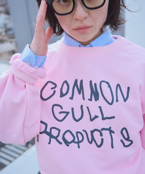 common gull products. スウェットカットソー MEDIUM ピンク