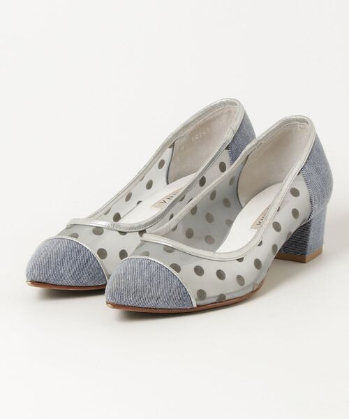 DIANA（ダイアナ） パンプス 23.5cm ブルー レディース : ZOZOTOWN