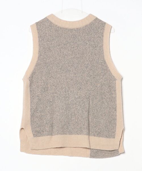 「conges payes ADIEU TRISTESSE」 ノースリーブニット FREE ベージュ レディース_画像2