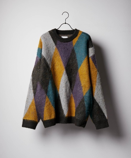 「ENDER PRODUCTS」 長袖ニット M オレンジ メンズ_画像5