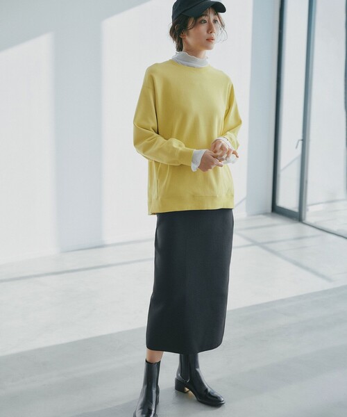 セットアップ 「セレモニー」BEAUTY FORM KNIT ペプラムセットアップ レディース_5