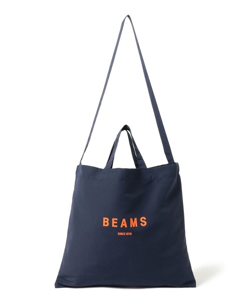 BEAMS（ビームス） トートバッグ ロゴ ショルダーバック メンズ