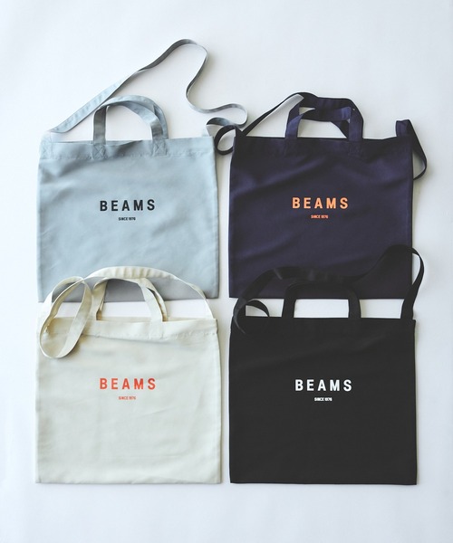 BEAMS（ビームス） トートバッグ ロゴ ショルダーバック メンズ