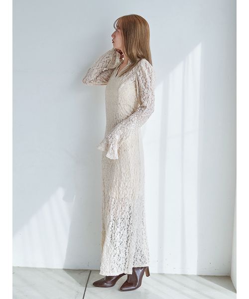 SNIDEL（スナイデル） ワンピース カットレースワンピース : ZOZOTOWN